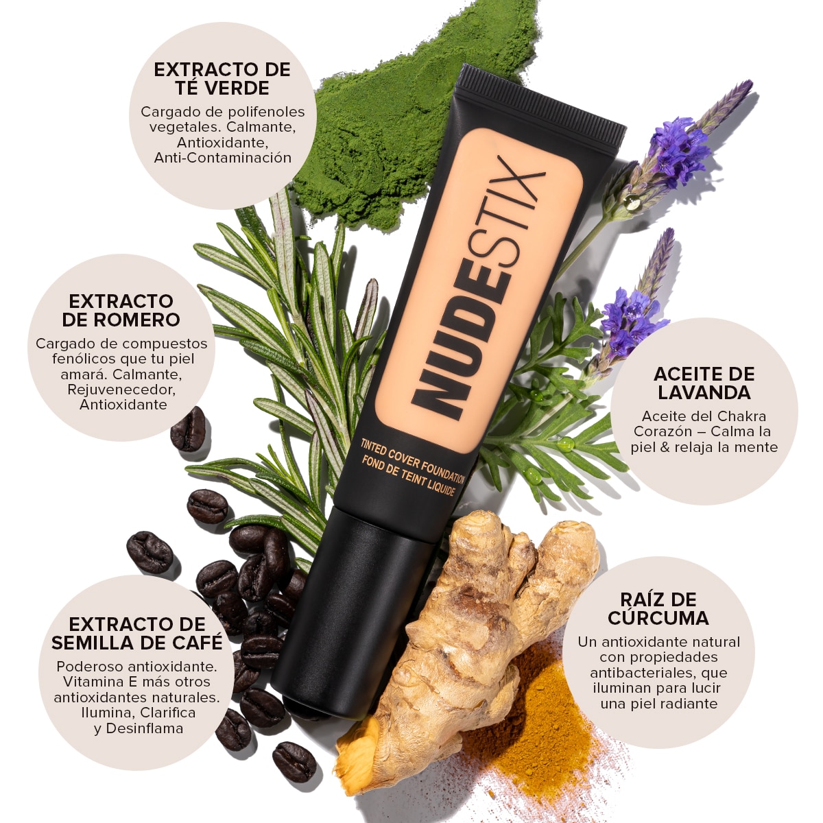 TINTED COVER FOUNDATION (BASE DE MAQUILLAJE)